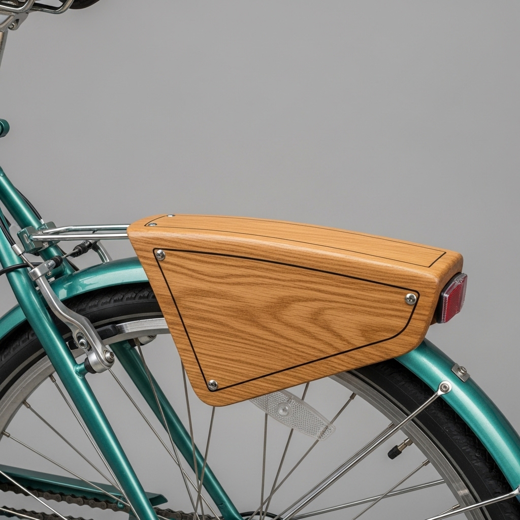 Schutzblech Nussbaum Gravel an einem Gravel-Bike